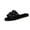 Black, variant on Bovxnpu House Slippers for Women Casual Indoor/Outdoor Shoes, Women's Indoor Home Open-Toe Pearl Fashionable Fall And Winter Open Warm Flat Slippers Comfy Indoor House Shoes