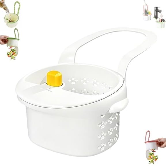 Cat Litter Sifter Strainer Basket Handheld Reusable Litter Scooper Gift for Cat Owners White Plastic