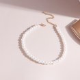 thumbnail image 1 of Tenande Venta caliente Color plata Hoja grande Perla simulada Gotas de agua Collares amp; Colgantes para mujer Accesorios de joyería Collier Tan Jianjun unisex, 1 of 2