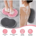 thumbnail image 2 of Shower Foot and Back Scrubber Massage Pad, Silicone Foot Scrubber Mat for Shower with Suction Cups, Wall Mount Back Cleaner, Non Slip Exfoliating Foot Brush for Men Women Seniors (D,1PC), 2 of 7