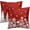 Snow Trees Xmas Red, variant on Christmas Throw Pillow Covers 20x20 Set of 2, Red White Xmas Trees and Snowflakes Farmhouse Decorative Pillow Cases Double Sided Printed Cushion Cover for Sofa Couch Home Decor