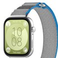 thumbnail image 2 of Pulsera Reloj Ajustable Con Correa Tejida Nailon para Huawei Watch Fit 3 (gris) Azul, 2 of 3