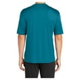 thumbnail image 2 of Mens Short Sleeve Performance Tall PosiCharge Competitor Polyester Tee Tropic Blue LT, 2 of 6