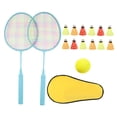 thumbnail image 4 of SHOWERORO 12Pcs Badminton Rackets Set Assorted Colors Durable Comfortable Material for Sports Use, 4 of 8