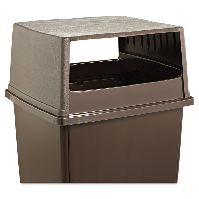 Glutton Receptacle, Hooded Top without Door, Rectangular, 23w x 26.63d x 13h, Brown Glutton Receptacle, Hooded Top without Door, Rectangular, 23w x 26.63d x 13h, Brown