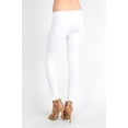 thumbnail image 3 of American Bazi Women's Solid Torn Skinny Jogger Pants RJJ458 - WHT - SML, 3 of 4