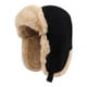 thumbnail image 4 of Gorro de aviador, gorro de trampero, gorro de invierno con orejeras, impermeable, grueso, suave. Negro, 4 of 9
