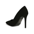 thumbnail image 3 of Women Suede Pointy Toe Stiletto Pump 18323, 3 of 6