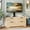 Natural, variant on Rattan TV Stand with Mount, 4-Drawer Farmhouse Media Console for TVs up to 70", for Living Room & Bedroom, Natural