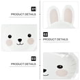 thumbnail image 2 of 8pcs Rabbit Shape Paper Plates Festival Gatherings Disposable Easter Paper Plate, 2 of 9