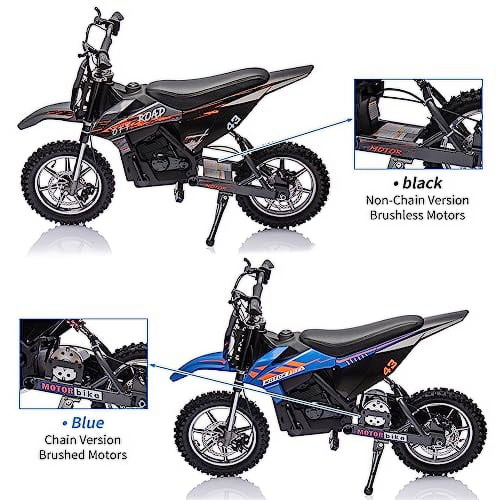 2024 New 36V Kids Ride On Dirt Bike,15.5MPH Fast Speed Electric Battery-Powered Off-Road Motorcycle Max Load 175 Lbs,Led Light,Leather Seat,Disc Brake,Air-Filled Tires