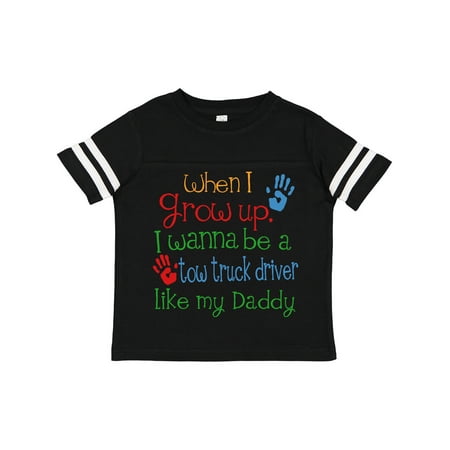 

Inktastic Tow Truck Driver Like Daddy Gift Toddler Boy or Toddler Girl T-Shirt