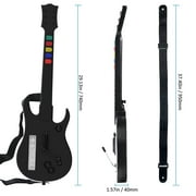NBCP Wireless Controller for Wii – Compatible with Guitar Hero & Rock Band Games, Black