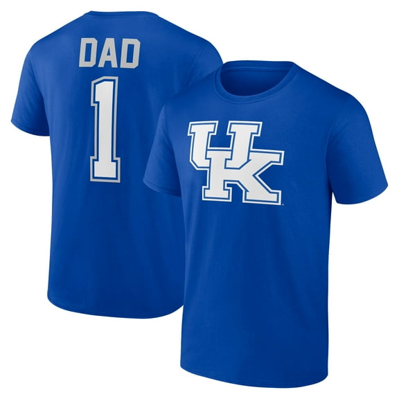 Men's Royal Kentucky Wildcats Father's Day #1 Dad T-Shirt