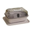 thumbnail image 2 of Bothyi Hamster House Play and Rest Hamster Travel Carrier for Hamster Small Animals Grey, 2 of 8