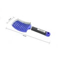 thumbnail image 7 of Zabolight Blue Professional Curved Vented Styling Hair Brush for Fast Drying Hair Detangling, 7 of 7