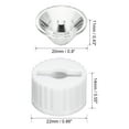 thumbnail image 4 of 10 pcs 20mm  Lens 8 Degree with White Holder for  Light, 4 of 5