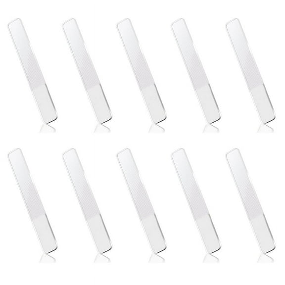 10X Glass Nail Shiner - Nano Glass Nail Files Crystal Nail Buffer Shine Polisher for Natural Fingernails Toenails
