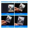 thumbnail image 4 of 200 Packs Card Sleeves for Cards,Baseball Card Protectors,Trading Card Sleeves for Baseball, Football Cards, 4 of 6