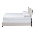 thumbnail image 4 of Baxton Studio Ansa King Size Beige Fabric Upholstered Bed, 4 of 19