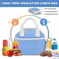 thumbnail image 3 of Inadays Lunch Box for Women, Insulated Lunch Bag Cute Corduroy Reusable Insulated Lunch Bags for Work Picnic or Travel, 3 of 8