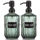 thumbnail image 1 of Set dispensador de jabón Segbeauty Glass de acero inoxidable de 450 ml, 1 of 7