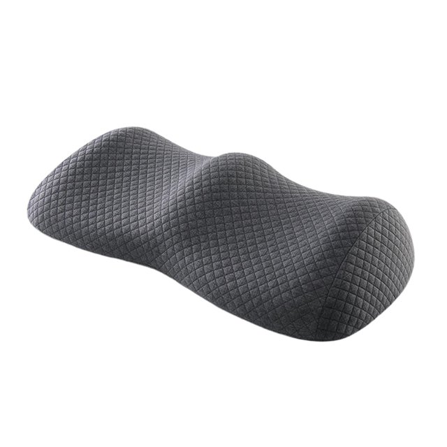 Cojín ergonómico desmontable con cremallera para piernas y rodillas. Gris