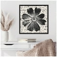thumbnail image 4 of Amanti Art Inky Floral IV Framed Canvas Wall Art Print, 4 of 6