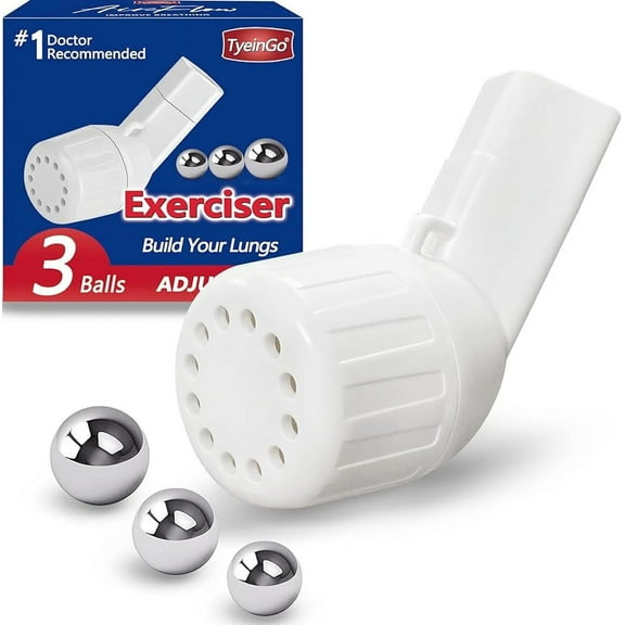 Flutter Valve for Lungs, Lung Trainer, Lung Exerciser Device EXPIRATORY White