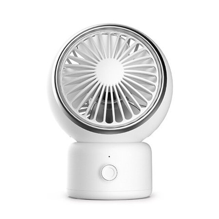 

DancePeanut Super Mini Rechargeable Desktop Fan 3 Wind Speeds Portable Ultra-quiet USB Fans 3D Airflow Cyclone Cycle for Home Office