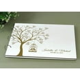 thumbnail image 4 of Personalized Wood Wooden Wedding Guest Book Tree Design Unique Advice Book Custom Rustic Guestbook, 4 of 6