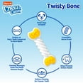 thumbnail image 2 of Hartz Chew n Clean Twisty Bone Dog Toy, Small, 1ct, 2 of 8