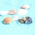 thumbnail image 3 of 22 Pcs Resin Mini Turtles Miniature Turtle Statue Miniature Figurines Fairy Garden Accessories Cake Toppers Decoration Set for Succulent Planter Moss Landscape DIY Terrarium Home Décor, 3 of 7