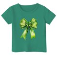 thumbnail image 3 of Girls Tops - St Pat Print Round Neck Short Sleeve Tees for Stylish Young Girls, 3 of 3