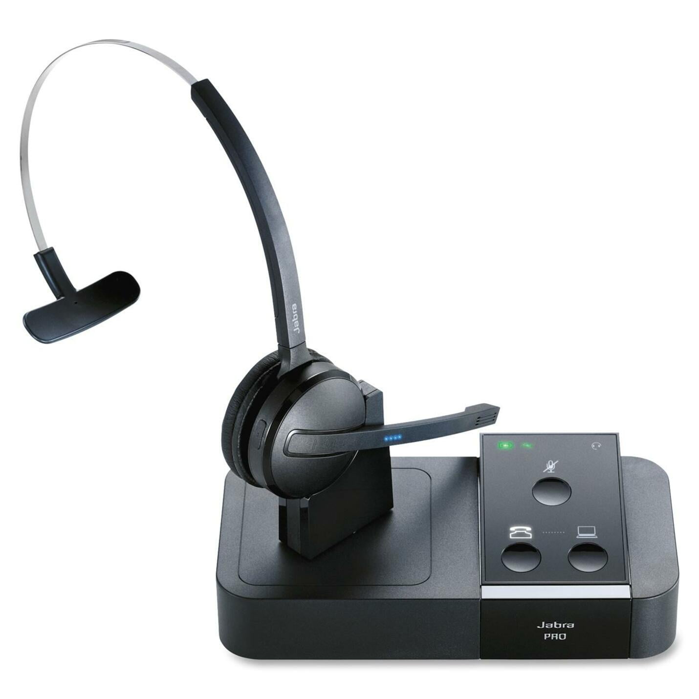 Jabra PRO 9450 - Headset - convertible - wireless - DECT 6.0 - active noise canceling