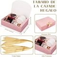 thumbnail image 4 of 10 Pack Cajas de Regalo de Boda, Caja de Regalo con Lazo de Satén, Caja para Regalo de Cartón para Propuestas de Dama de Honor, Adecuadas para Boda, Cumpleaños, Navidad (Rosa), 4 of 4