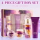 thumbnail image 1 of Conjuntos de fragancias para mujer: Spray corporal de 3,4 fl. oz, loción corporal de 3,4 fl. oz, vela de 3 oz y bomba de baño de 2 oz, 4 piezas, un regalo MARAVILLOSO para mujeres, 1 of 4
