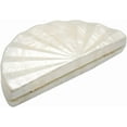 thumbnail image 4 of Kwuty Women Fan Shell Acrylic Clutch Purse Marble Evening Bag Unique Handbag Cute Shell Clutch Wedding Purse for Party, 4 of 6