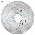 thumbnail image 2 of Front Drilled Slotted Brake Disc Rotors 329.95mm For 2005-2013 GMC Sierra 1500, 2 of 7