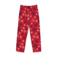 thumbnail image 6 of Daiia Snowflake Symphony Men's Sleep Pant with Pockets and Drawstring,Pajama Pants-X-Large, 6 of 9