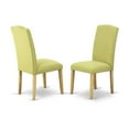 thumbnail image 3 of East West Furniture Norden 3-piece Wood Dining Set in Oak/Limelight, 3 of 5