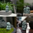 thumbnail image 4 of Huarong  Gravel Buddha Outdoor Miniatures Creative Craft Tabletop Statue for Living Room Bedroom Decor  Benevolent, 4 of 7