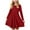 Red, variant on Little Girl Dresses Fall Girls Lantern Long Sleeve Dresses Kids Square Neck High Low Hem Smocked Fall Dress Red Size,5-6 Years
