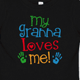 thumbnail image 4 of Inktastic Granna Loves Me Grandkid Boys or Girls Baby T-Shirt, 4 of 5