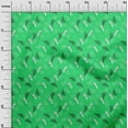 thumbnail image 3 of oneOone Cotton Silk Light Green Fabric Tropical Dress Material Fabric Print Fabric By The Yard 42 Inch Wide, 3 of 5