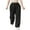Black, variant on ZZwxWA Linen Pants Women Mid-waist Elastic Wide Leg Solid Color Trousers Straight Full Pants with Pocket Palazzo Pants for Womens Today