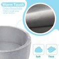 thumbnail image 4 of Foam Ball Pit for Kids Baby Tooddlers Gray Soft Round Ball Pit 1-3 Year Old Gift Memory Ball Pool Indoor Playpen Center (Balls Not Included), 4 of 6