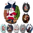 thumbnail image 5 of Sudadera con capucha navideña con estampado 3D de Papá Noel, sudaderas con capucha gráficas para hombres y mujeres, sudaderas de talla grande, sudaderas casuales para hombres, ropa de calle, 5 of 5