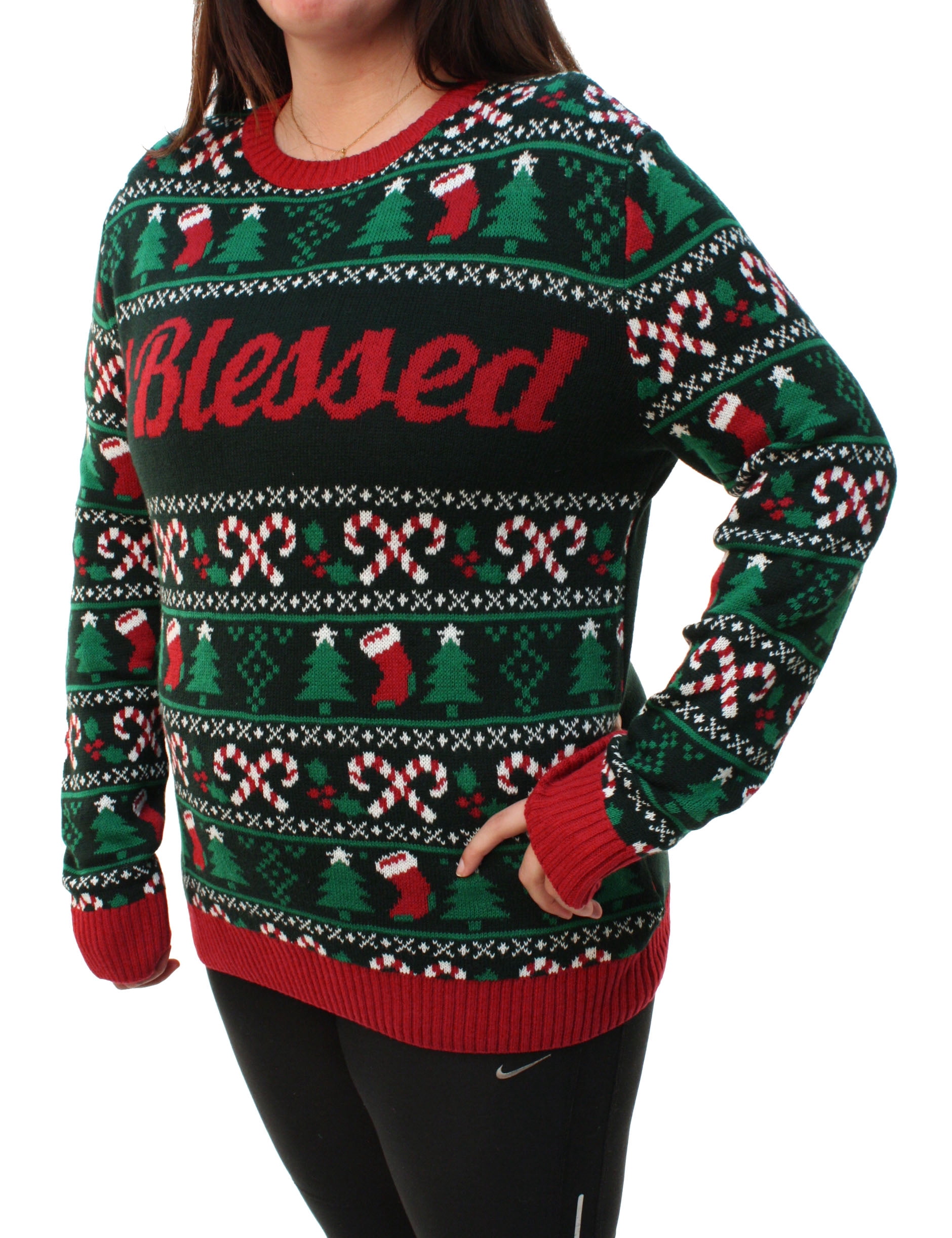 Ugly Christmas Sweater Plus Size Women 