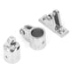 thumbnail image 5 of Juego de accesorios superiores Bimini para barco, 16 Uds., accesorio de bisagra de cubierta de acero inoxidable para barcos, kayaks, canoas, dosel de 25mm/1,0 pulgadas, 5 of 12